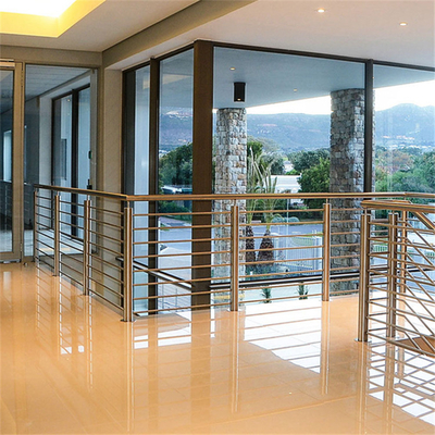 Balaustra di acciaio inossidabile della scala, Rod Bar Interior Stair Railings per il balcone