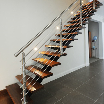 Rod Bar Steel Balcony Railings, ferrovia dell'interno della scala per il terrazzo della piattaforma dell'appartamento