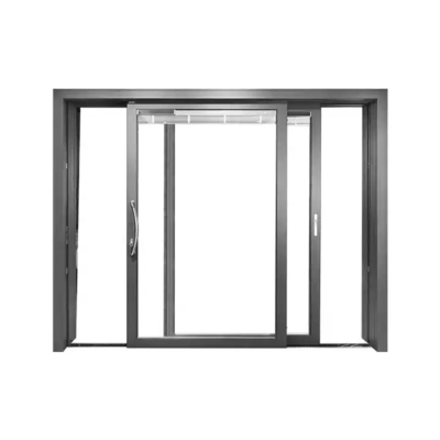 Portelli scorrevoli su misura del multi pannello moderno, porte di alluminio della struttura di vetro di carattere