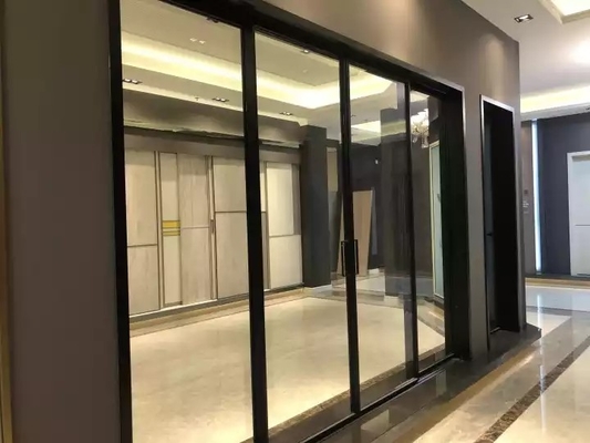 Porte di vetro temperate moderne, porte di alluminio scorrevoli impermeabili della struttura
