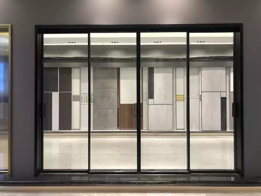 Porte di vetro temperate moderne, porte di alluminio scorrevoli impermeabili della struttura
