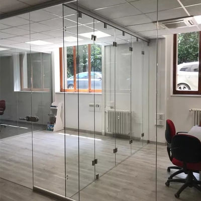 Porta di vetro piegante Frameless interna, stanza di Sun del balcone che fa scorrere porta Bifold