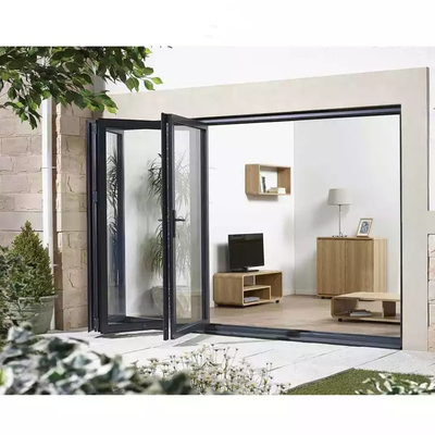 Le porte Bifold del patio della lega di alluminio oscillano la rottura di ottimo rendimento del termale di 2.0mm