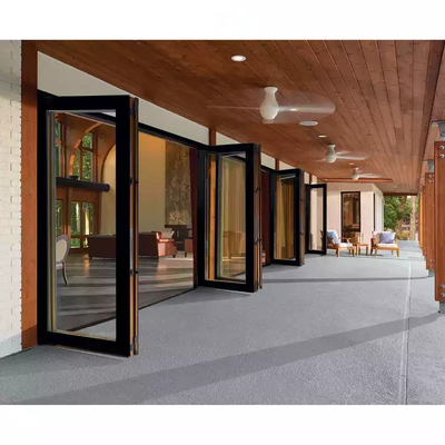 Le porte Bifold del patio della lega di alluminio oscillano la rottura di ottimo rendimento del termale di 2.0mm