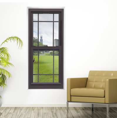 Doppio stile verticale scorrevole di Hung Sash Aluminum Up Down Windows