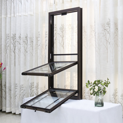 Doppio stile verticale scorrevole di Hung Sash Aluminum Up Down Windows