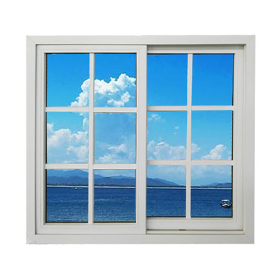 Progettazione scorrevole della griglia di Upvc su misura nuovo appartamento Windows ultima