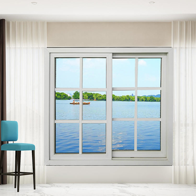 Progettazione scorrevole della griglia di Upvc su misura nuovo appartamento Windows ultima