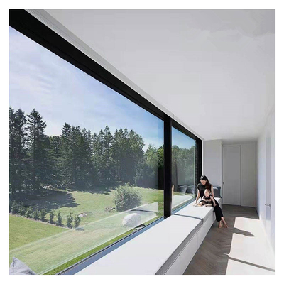 Lusso moderno della grande dell'immagine finestra fissa di alluminio panoramica della stoffa per tendine