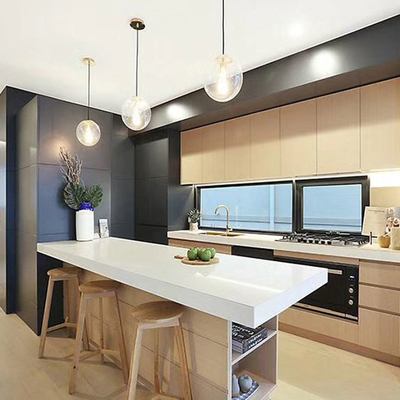 Mobilia di lusso su ordinazione della cucina del CE, armadio da cucina del flat pack