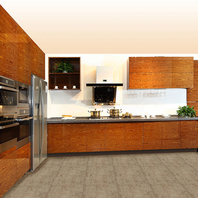 Mobilia di lusso su ordinazione della cucina del CE, armadio da cucina del flat pack