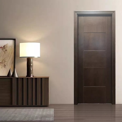 Porta impermeabile composita su misura del PVC di WPC per la camera da letto interna