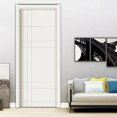 Porta impermeabile composita su misura del PVC di WPC per la camera da letto interna