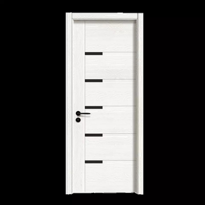 Porta interna di legno laminata tek della stanza della melammina del pannello del MDF per l'appartamento
