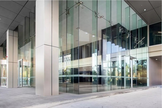 Rivestimento in alluminio Facciata continua in vetro doppio vetro Moderna impermeabile