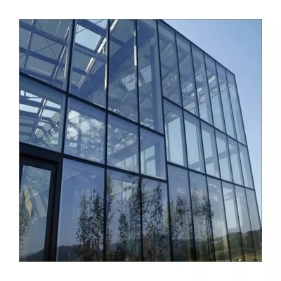 Rivestimento in alluminio Facciata continua in vetro doppio vetro Moderna impermeabile