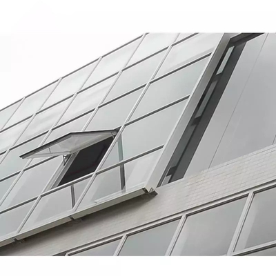 Pannelli per facciate di edifici per facciate continue in doppio vetro con telaio in alluminio