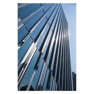 Facciata in vetro per facciate con cornice nascosta Facciata continua in vetro per facciate commerciali