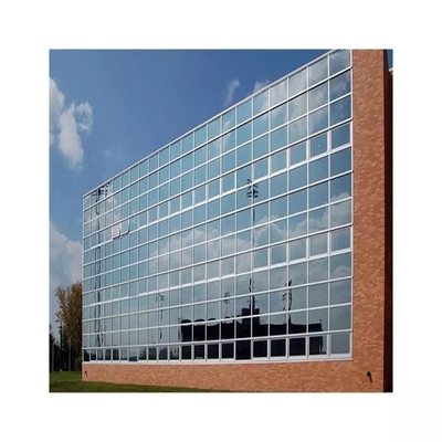 Rivestimento in alluminio Facciata in vetro Facciata continua con telaio nascosto 12A