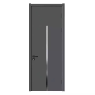 Porta in legno per bagno in vetro satinato Interno moderno impermeabile in legno 45 mm / 50 mm