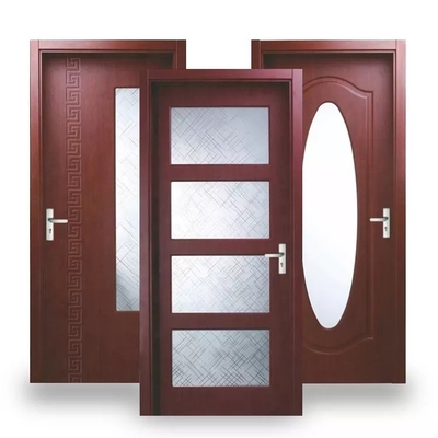 Isolamento acustico Interni moderni Vetro Porta in legno Compensato Design