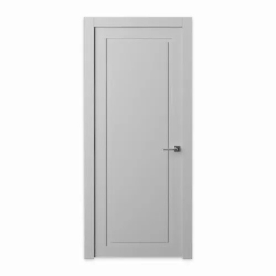 Semplice appartamento Shaker interni in legno duro porta pannello in legno Design