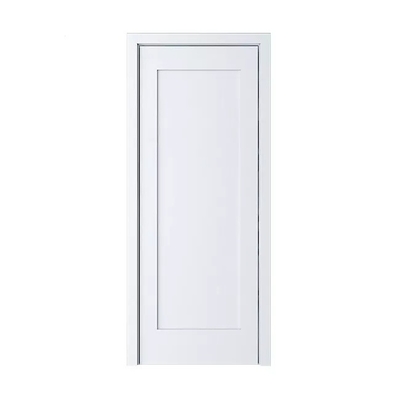 Semplice appartamento Shaker interni in legno duro porta pannello in legno Design