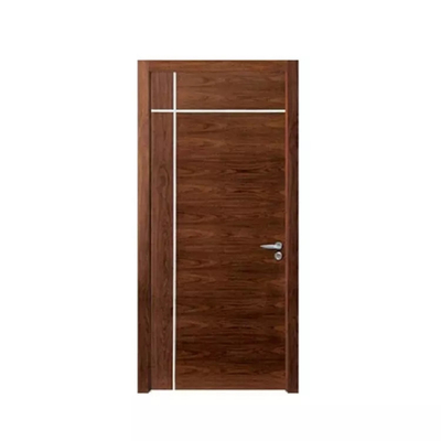 Porta di legno interna moderna di progettazione della stanza, porta di legno del MDF del CE