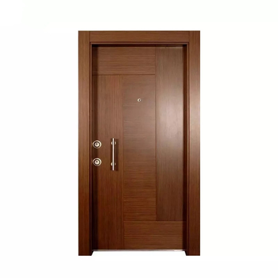 Porta di legno interna moderna di progettazione della stanza, porta di legno del MDF del CE