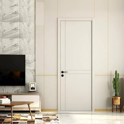 Porte moderne della Tailandia del compensato di HDF, porta di legno interna su misura