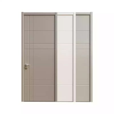 Porte moderne della Tailandia del compensato di HDF, porta di legno interna su misura