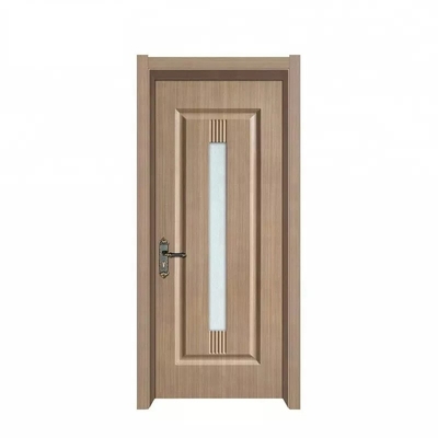 Porte interne della lacca della laminazione, porta di legno moderna di vetro impermeabile