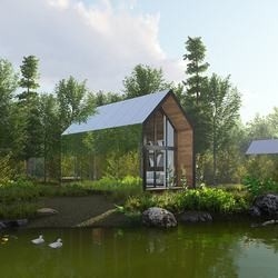 Villa prefabbricata d'acciaio delle case della fabbrica di Foshan della luce portatile diretta della casa estiva