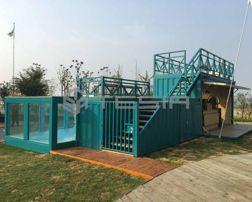 Piscina luminosa 20FT 40FT di industria di Tesia della Camera modulare prefabbricata del contenitore di abitudine
