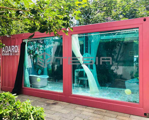 Piscina luminosa 20FT 40FT di industria di Tesia della Camera modulare prefabbricata del contenitore di abitudine