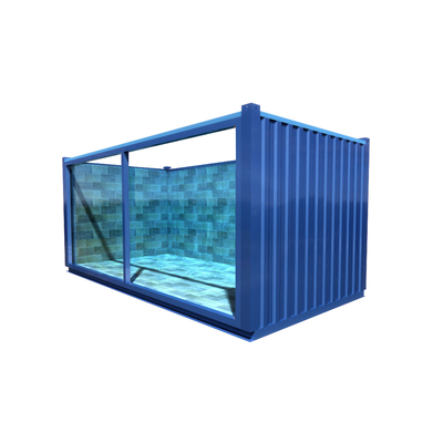 Prefabbricati di prezzo franco fabbrica di Tesia su misura colorano la piscina d'acciaio 40ft del container di 20ft