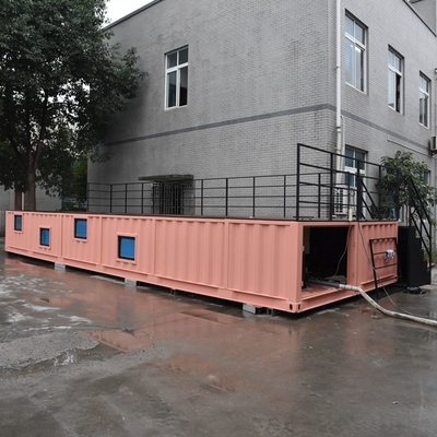 Dimensione di 40FT e piscina del contenitore di colore su misura costruzione prefabbricata da materiale d'acciaio con il sistema elettrico e Plumping