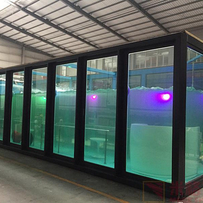 La norma degli Stati Uniti America ha personalizzato il colore e la piscina materiale del contenitore 20ft 40ft con acqua Jet Led Light di Wave