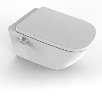 Facile installazione Sanitari Chiudi Sgabello Ciotola rotonda Colore bianco Riscaldamento WC
