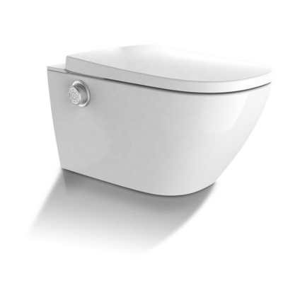 Facile installazione Sanitari Chiudi Sgabello Ciotola rotonda Colore bianco Riscaldamento WC