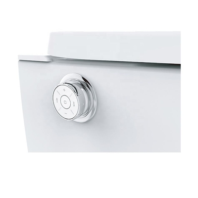Facile installazione Sanitari Chiudi Sgabello Ciotola rotonda Colore bianco Riscaldamento WC