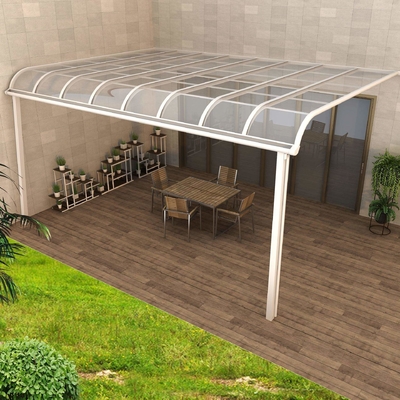 Policarbonato di alluminio m. Shape Black Color o riparo su misura del Carport di colore per il garage della Camera