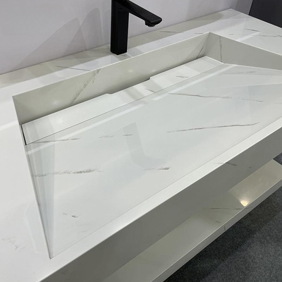 Lavandino del lavabo del nuovo di progettazione del lavandino doppio di colore bagno sanitario bianco italiano degli articoli