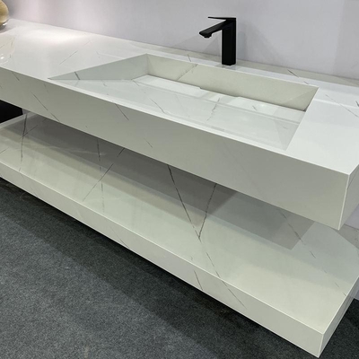 Lavandino del lavabo del nuovo di progettazione del lavandino doppio di colore bagno sanitario bianco italiano degli articoli