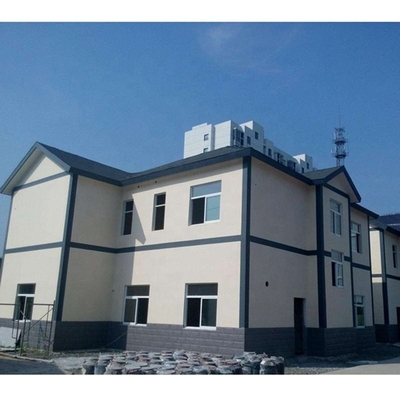 Colore e dimensioni personalizzate Struttura in acciaio leggero Prefabbricato Villa di lusso Due piani Casa prefabbricata