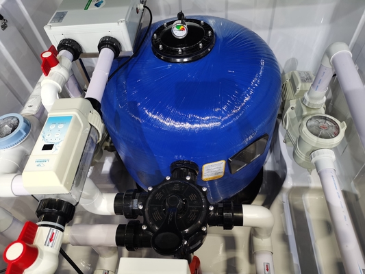 CONTENITORE PER CUSTOMIZZAZIONE piscina con finestre doccia casa spa struttura in acciaio piscina
