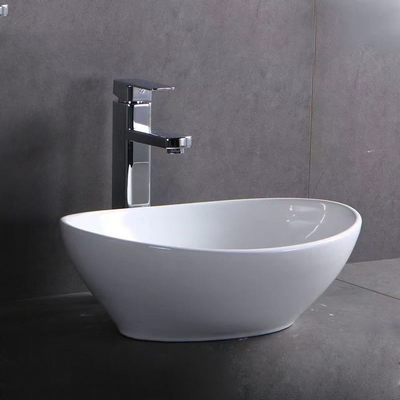 Scavo per recipienti bianchi Tavolo superiore Bagno Servizi igienici in ceramica Art Lavatorio