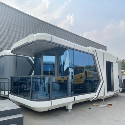Vendita a caldo Cabina arredata Case villa Casa 40ft Container House White Capusal Office Pod