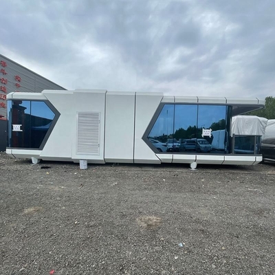 Vendita a caldo Cabina arredata Case villa Casa 40ft Container House White Capusal Office Pod