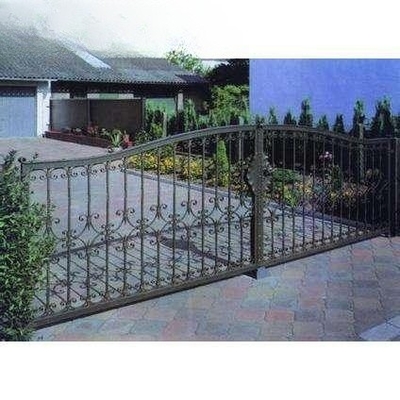 Luxury antico tubo di ferro battuto disegni porta principale per il giardino di casa o all' aperto